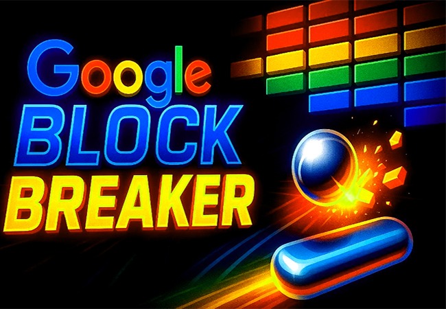 Google Block Breaker