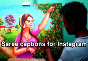 Saree captions for Instagram in Hindi